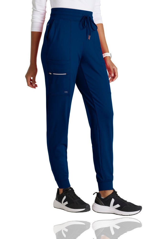 Pro Knit 5 - Pocket Drawcord Waist Jogger Scrub PantBarco One Performance KnitBOP631-INDIGO-XXS
