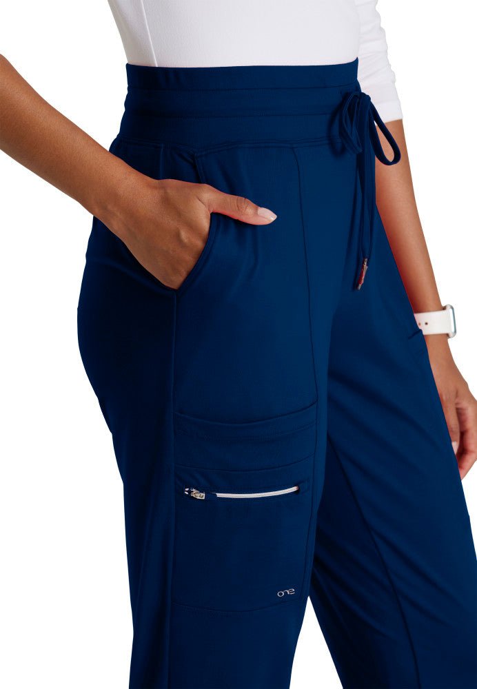 Pro Knit 5 - Pocket Drawcord Waist Jogger Scrub PantBarco One Performance KnitBOP631-INDIGO-XXS