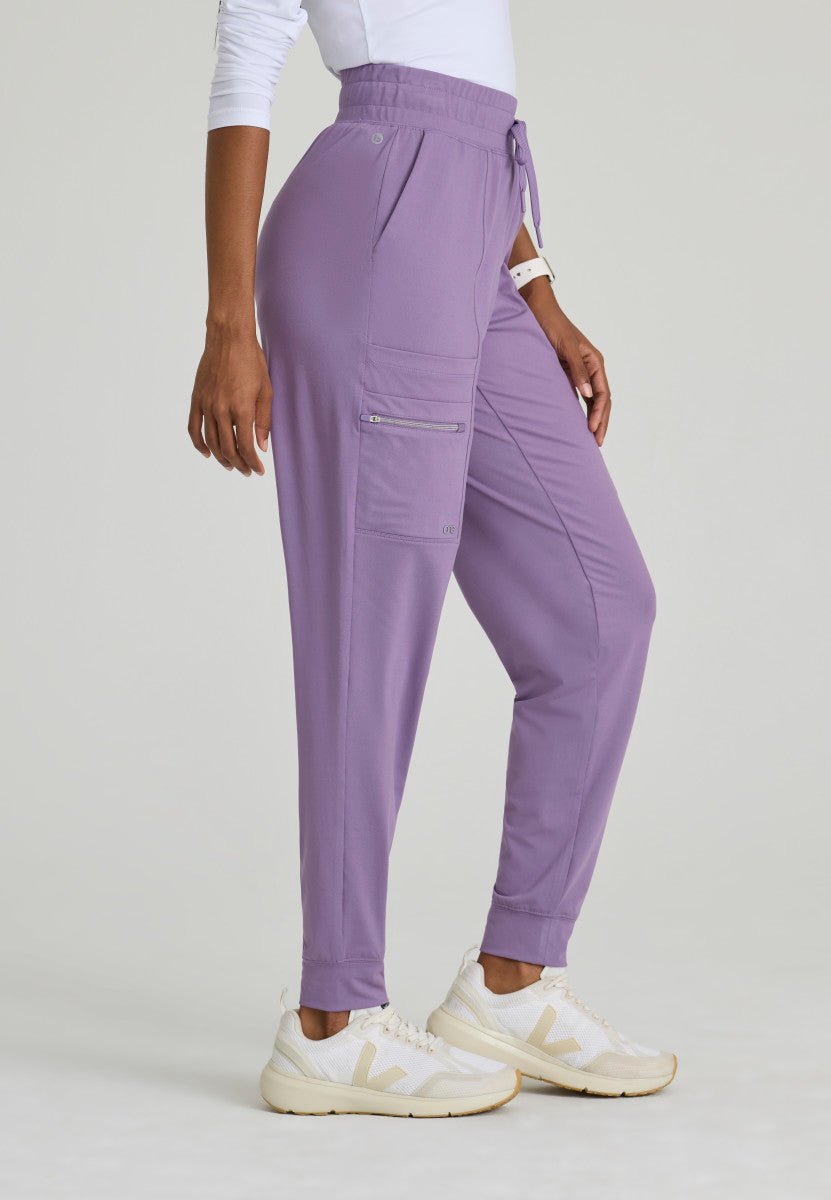 Pro Knit 5 - Pocket Drawcord Waist Jogger Scrub PantBarco One Performance KnitBOP631-LAVENDER-XXS