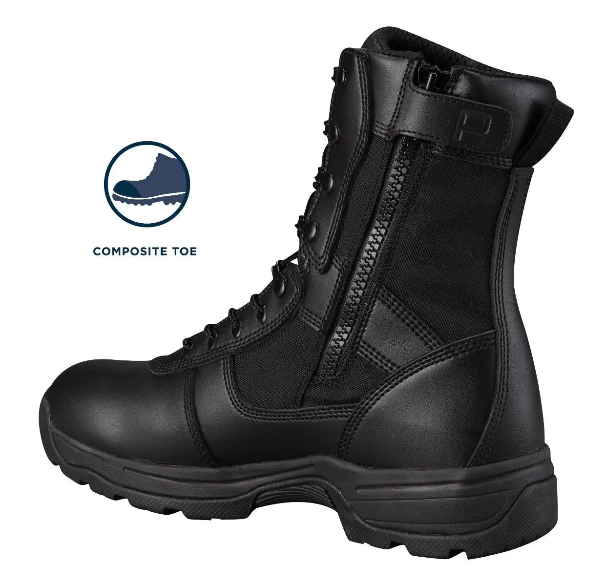 CTS 8" Side Zip Boot Waterproof Composite Toe Work Boots Propper