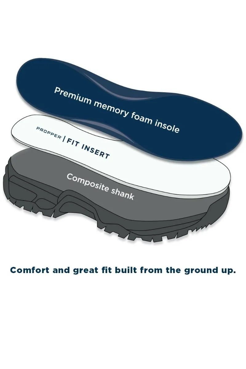 CTS 8" Side Zip Boot Waterproof Composite Toe Work Boots Propper