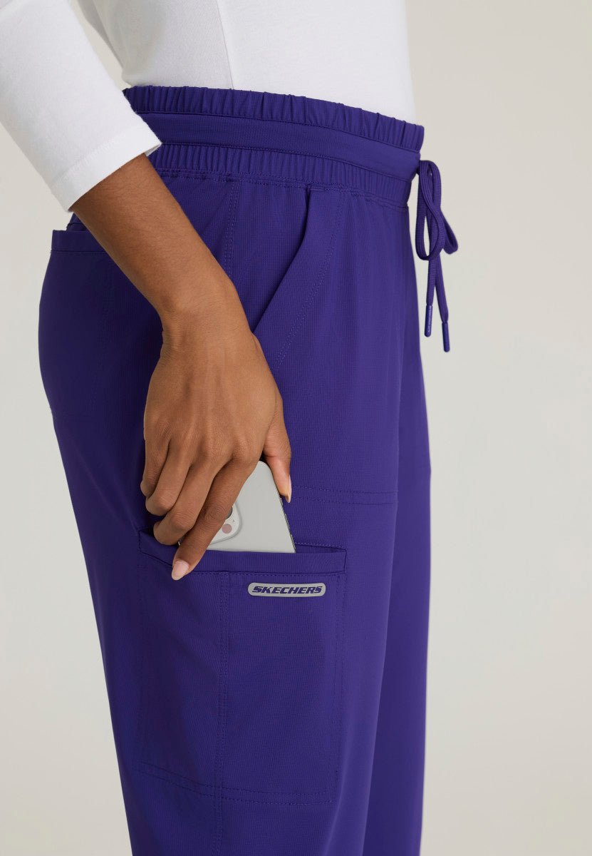 Reach Shirred Waistband Straight Leg PantSkechers Slip - insSKP668-BRILLIANCE-XXS