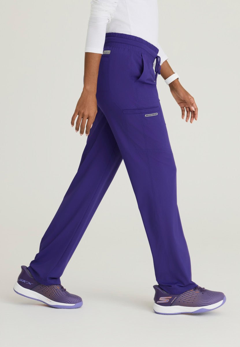 Reach Shirred Waistband Straight Leg PantSkechers Slip - insSKP668-BRILLIANCE-XXS