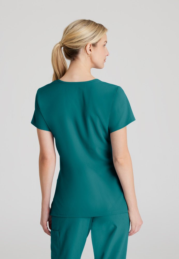 Reliance Crossover Scrub TopSkechers by BarcoSK102-TEAL-XXS