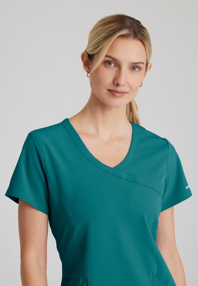 Reliance Crossover Scrub TopSkechers by BarcoSK102-TEAL-XXS