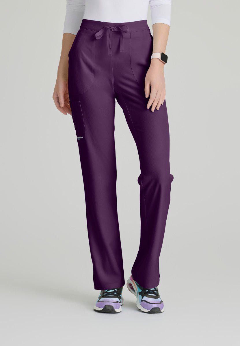 Reliance Mid - Rise Scrub PantSkechers by BarcoSK201-EGGPLANT-XXS