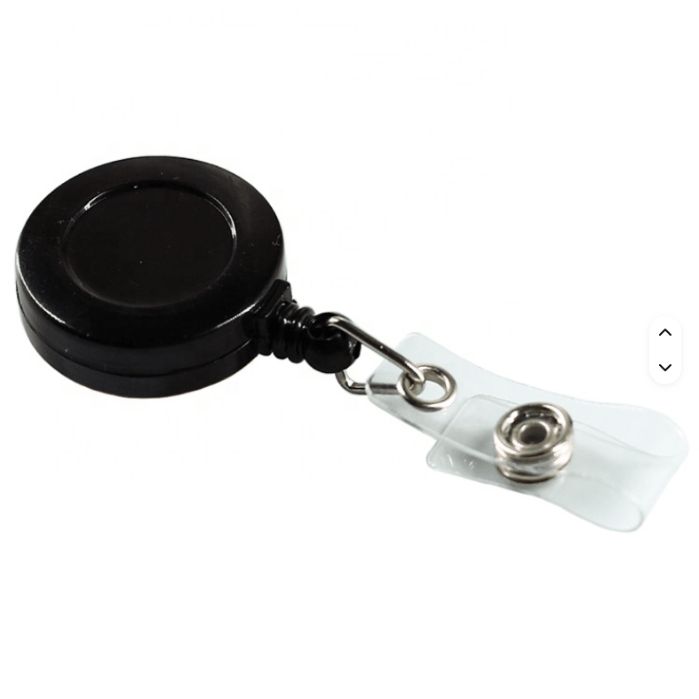 Retractable ID Badge ReelLasalle UniformRETRACTABLE-BLACK
