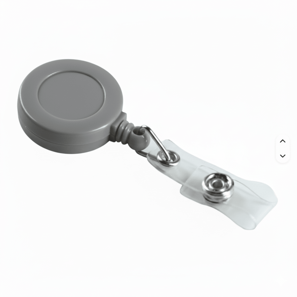 Retractable ID Badge ReelLasalle UniformRETRACTABLE-GRAY