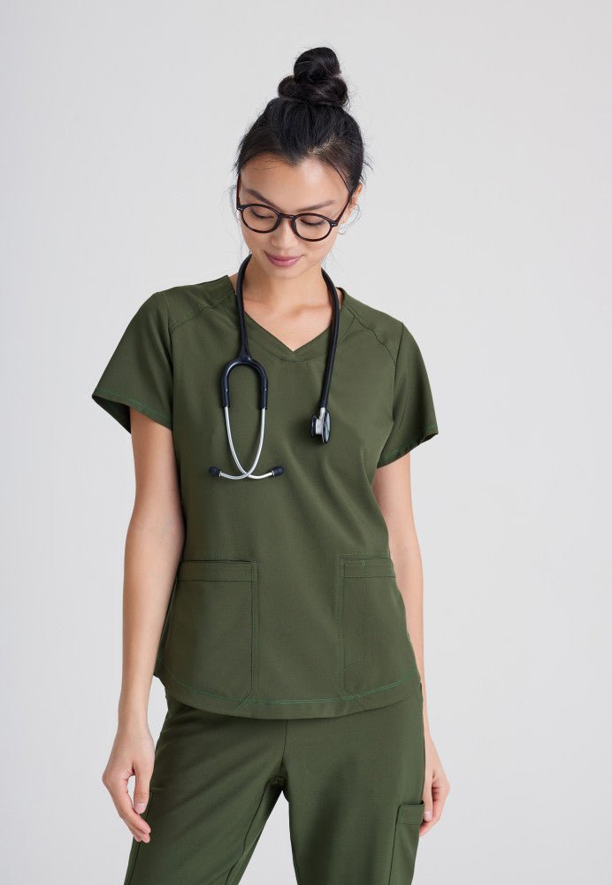 Rhythm 2 - Pocket Scrub TopGrey's Anatomy EvolveGSST180-FERN-XXS