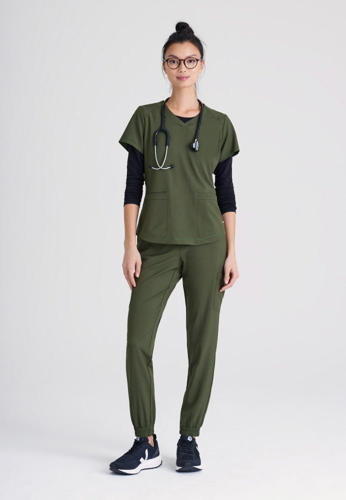 Rhythm 2 - Pocket Scrub TopGrey's Anatomy EvolveGSST180-FERN-XXS