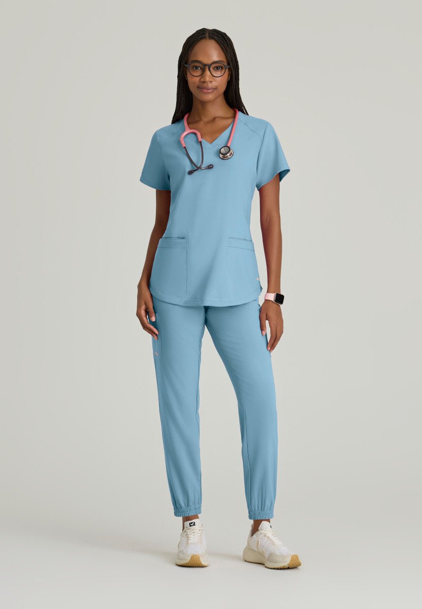 Rhythm 2 - Pocket Scrub TopGrey's Anatomy EvolveGSST180-OCEANMIST-XXS