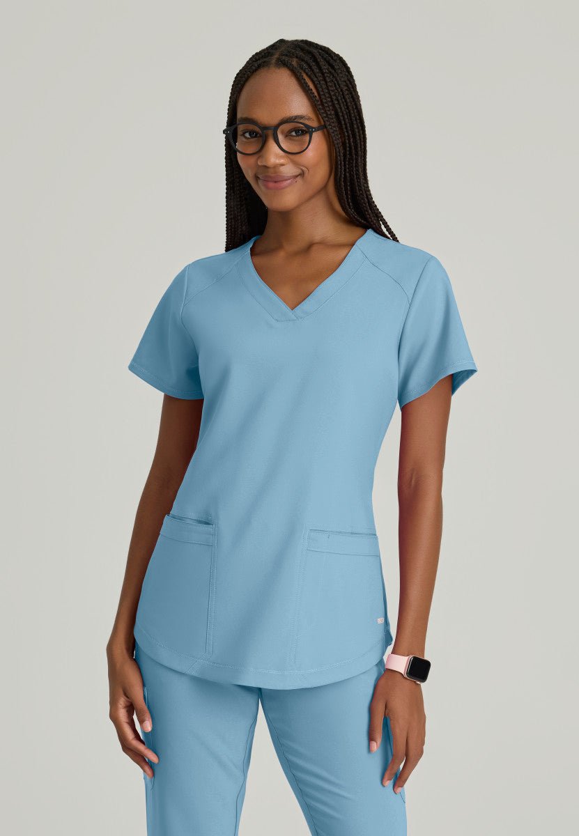 Rhythm 2 - Pocket Scrub TopGrey's Anatomy EvolveGSST180-OCEANMIST-XXS