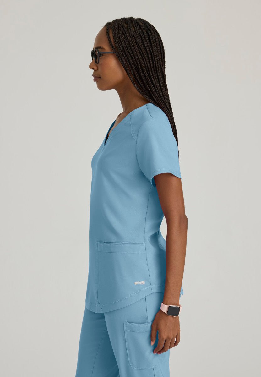 Rhythm 2 - Pocket Scrub TopGrey's Anatomy EvolveGSST180-OCEANMIST-XXS