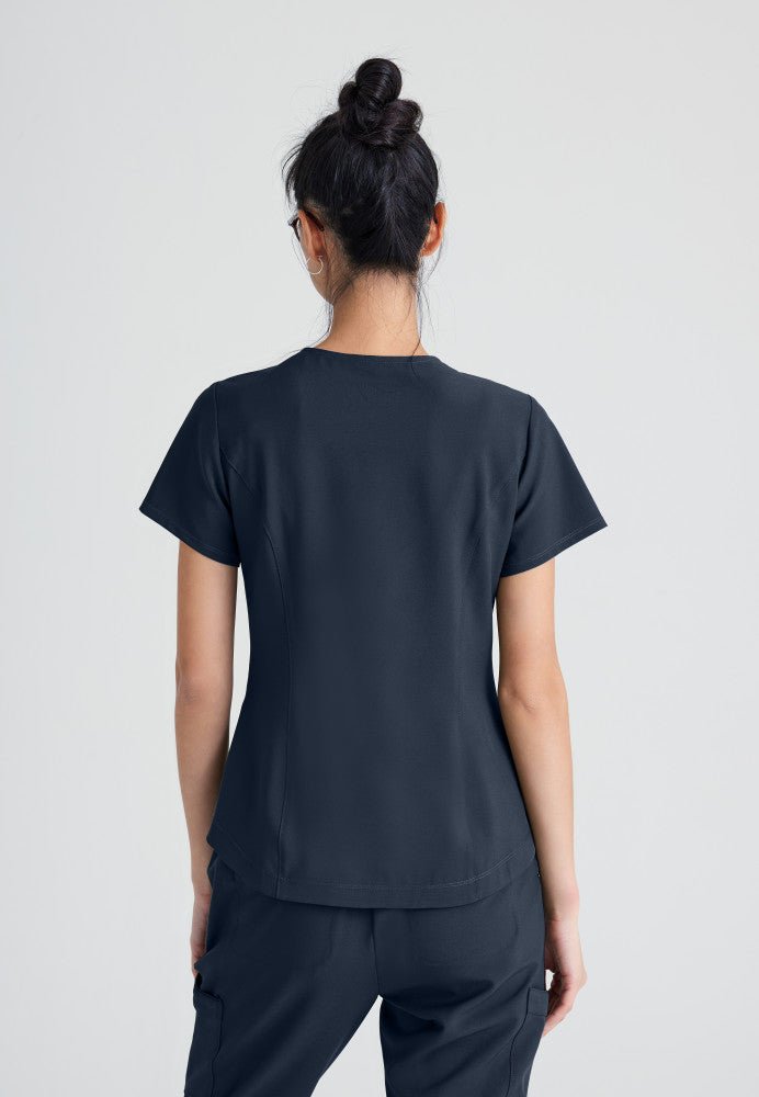 Rhythm 2 - Pocket Scrub TopGrey's Anatomy EvolveGSST180-STEEL-XXS