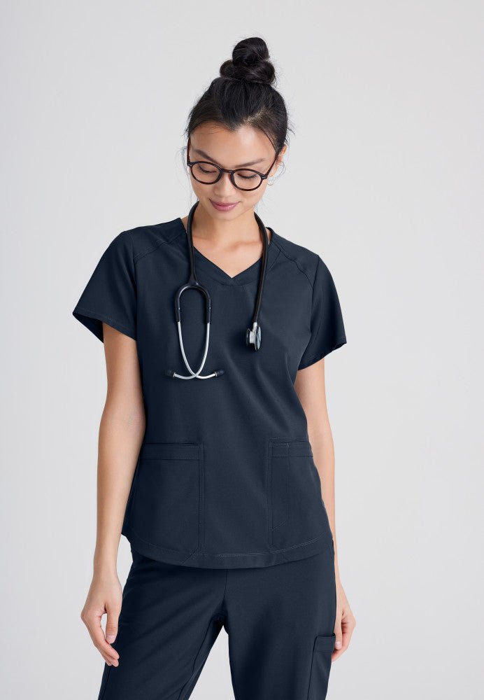 Rhythm 2 - Pocket Scrub TopGrey's Anatomy EvolveGSST180-STEEL-XXS