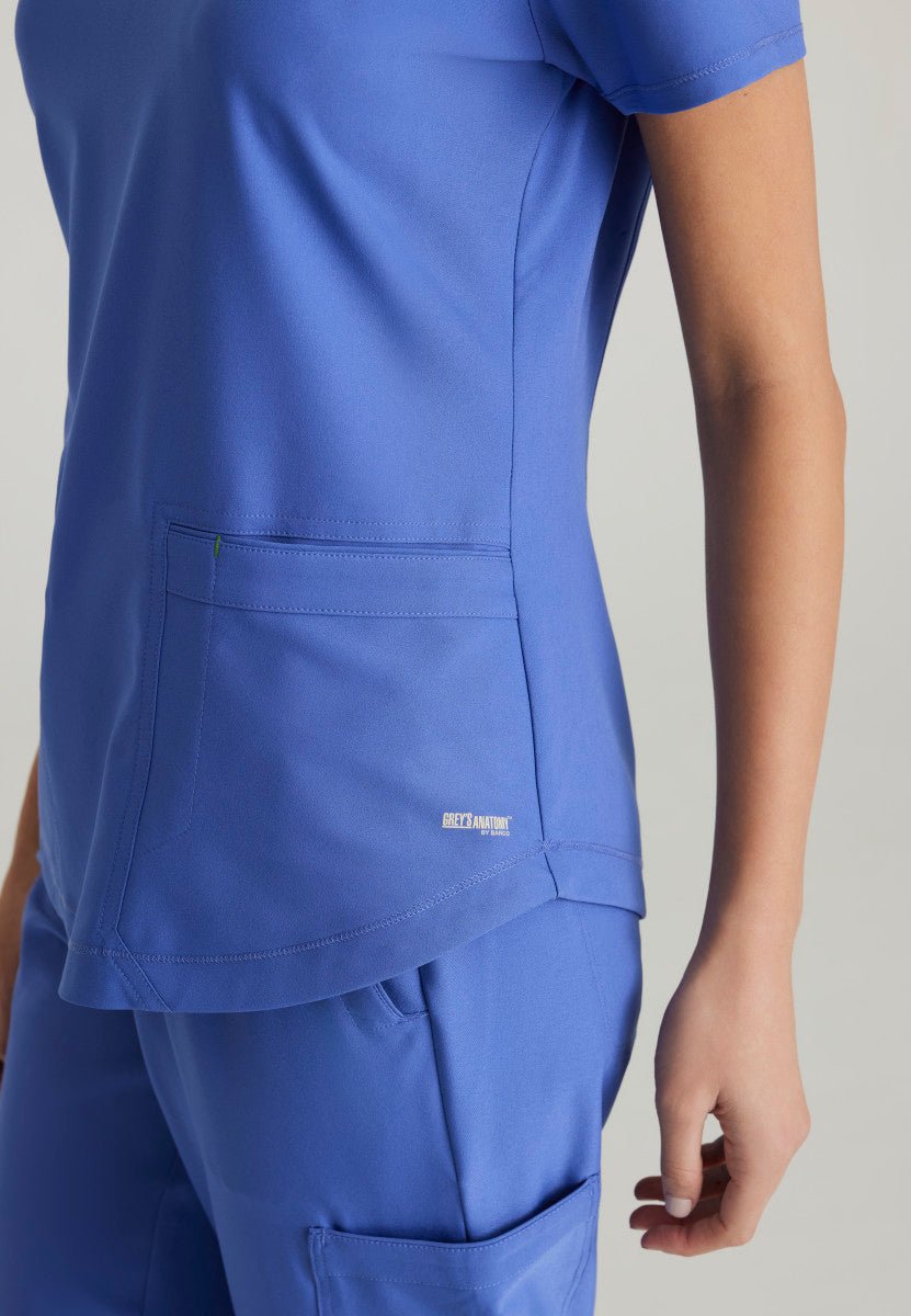 Rhythm 2 - Pocket Scrub TopGrey's Anatomy EvolveGSST180-VIVIDLAPIS-XS