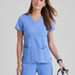 Grey's Anatomy - Riley Scrub Top Women's Scrub Top Grey's Anatomy Classic Ceil Blue XXS 