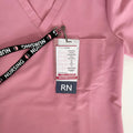 RN Designation Badge with Reference InformationNurseIQRNBadge-Charcoal