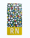 Colorful Pills RN Badge Buddy