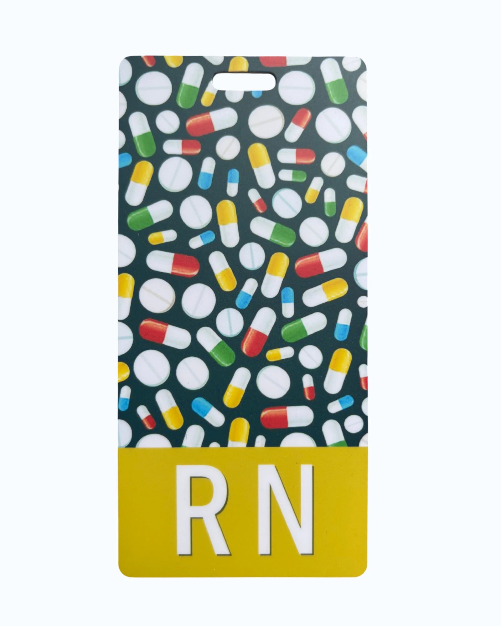 Colorful Pills RN Badge Buddy