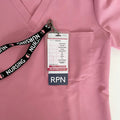 RPN Designation Badge with Reference InformationNurseIQRPNBadge-Charcoal
