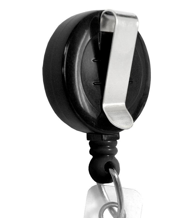 Unicorns Black on Pink – Retractable ID Badge Holder Retractable Badge Reel Prestige Medical