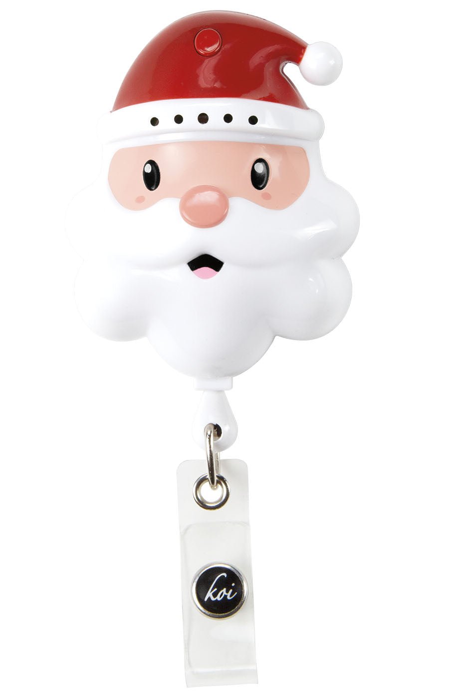 Santa With Sound - Retractable ID Badge ReelkoiA182-SNA