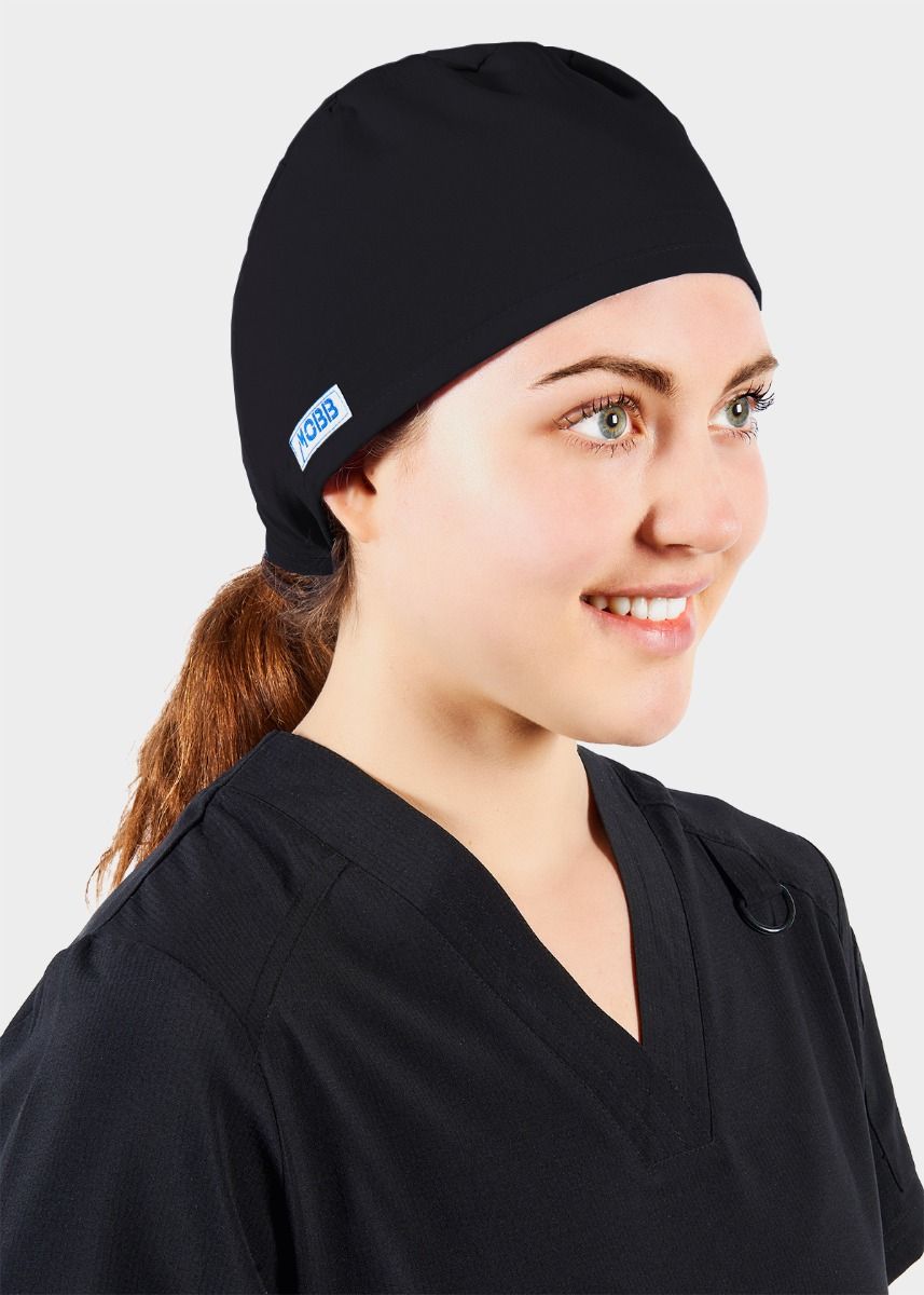 Mobb Unisex Surgeon's Cap Scrub Cap Mobb Black  