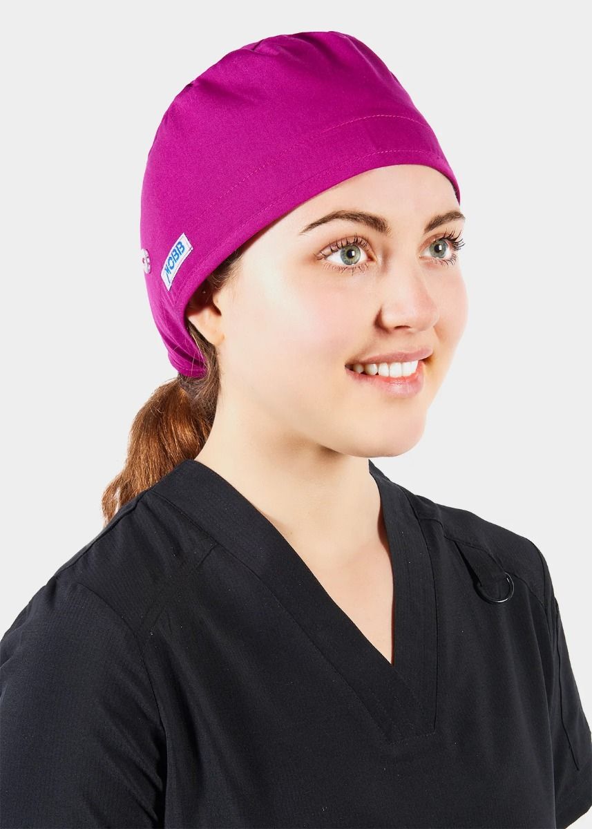 Unisex Surgeon Cap with Side Buttons Scrub Cap Mobb Deep Orchid