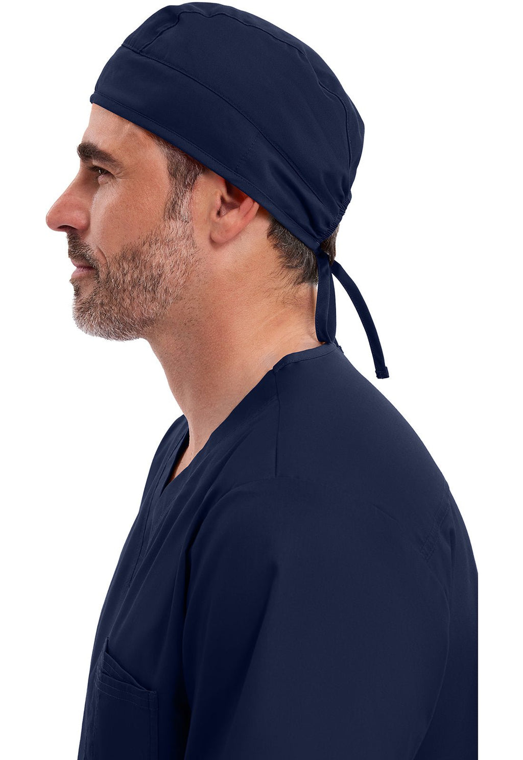 Scrub Hat – Adjustable Tie - Back, Unisex Fit with SweatbandCherokee Workwear2506-BLKW