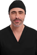 Scrub Hat – Adjustable Tie - Back, Unisex Fit with SweatbandCherokee Workwear2506-BLKW