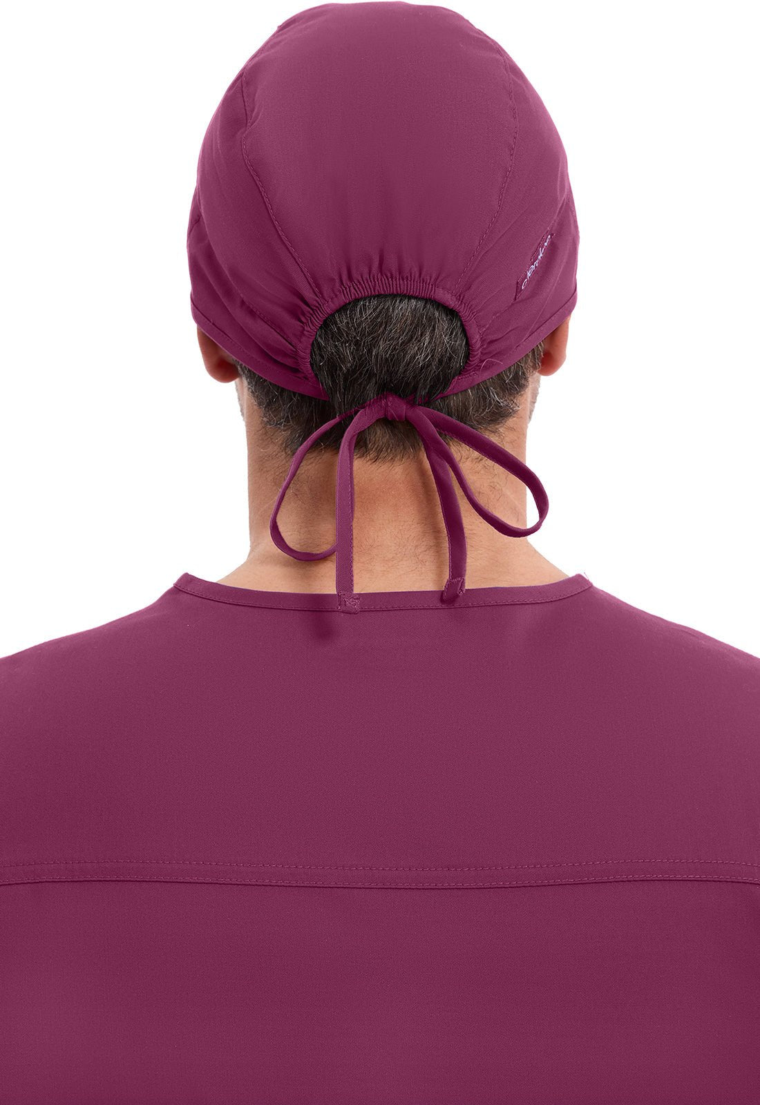 Scrub Hat – Adjustable Tie - Back, Unisex Fit with SweatbandCherokee Workwear2506-WINE