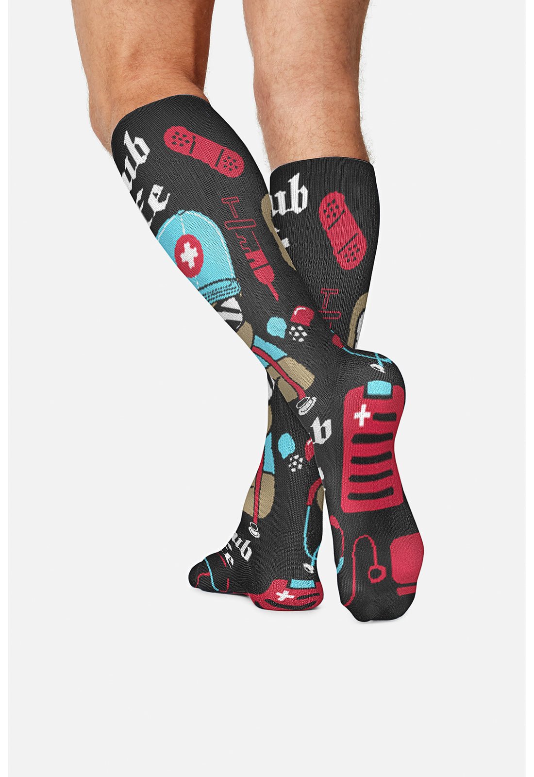 Scrub Life - Men's Compression SocksCherokee LegwearMPRINTSUPPORT-SCLIF