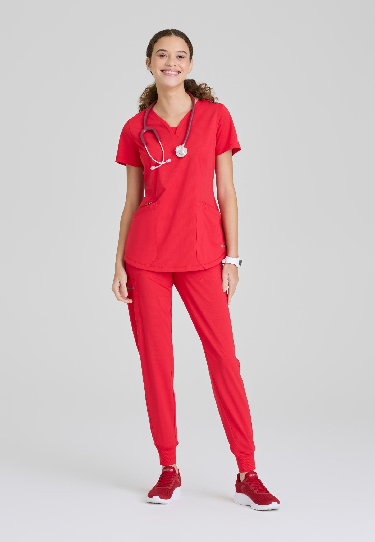 Serene 3 Pocket Scrub TopSkechers Slip - ins by BarcoSKT220-HERO-XXS