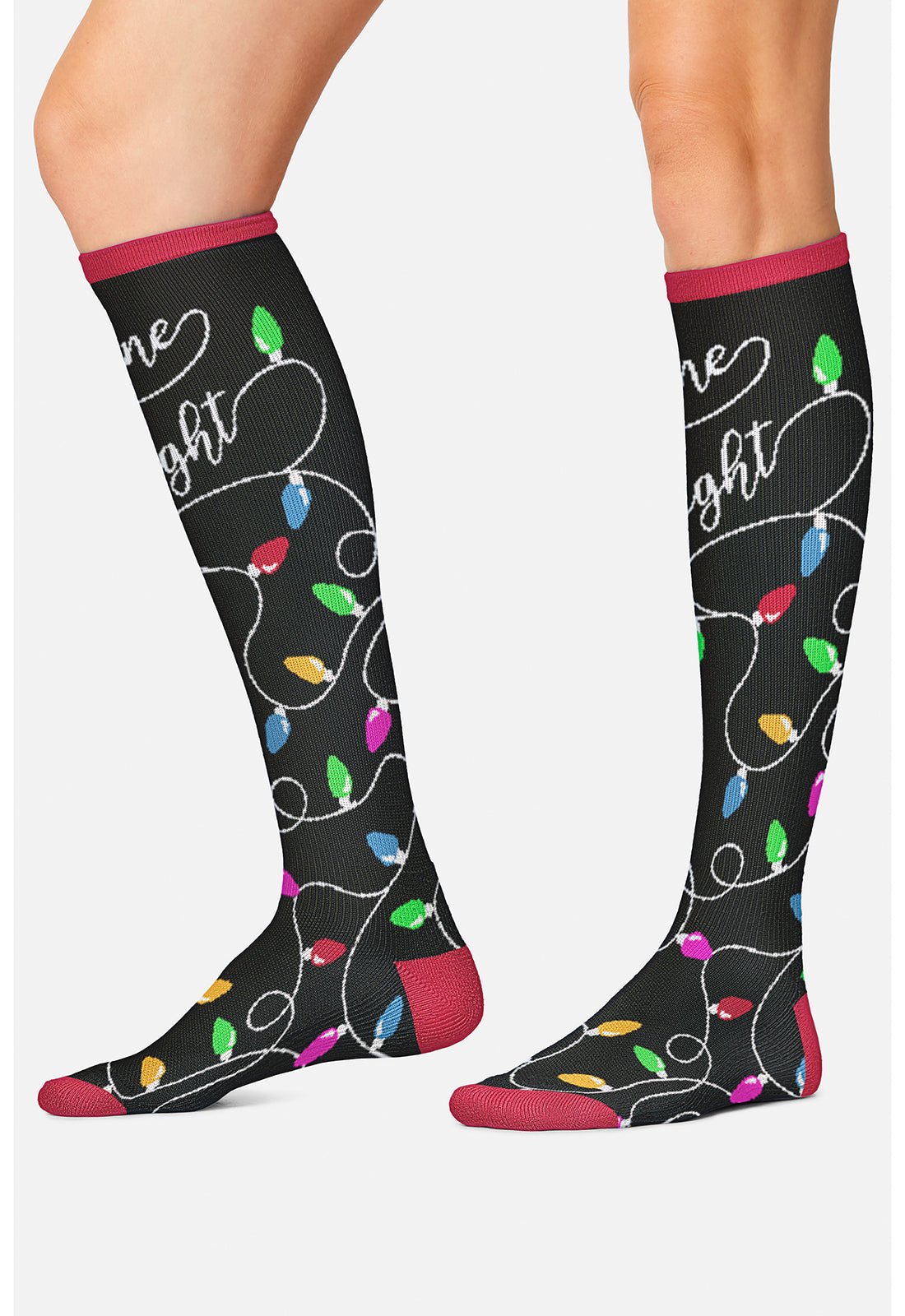 Shine Bright Compression SocksCherokee LegwearPRINTSUPPORT-SHNBR-REG
