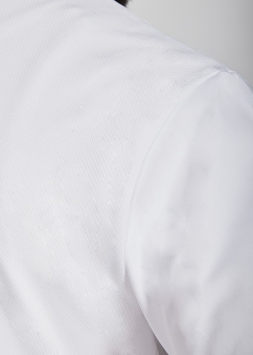 Short Sleeve Mesh - Back Chef CoatMobbCC550-WHITE-XS