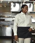 Short Waist Apron 3 - PocketsPremium Uniforms1000-BLACK