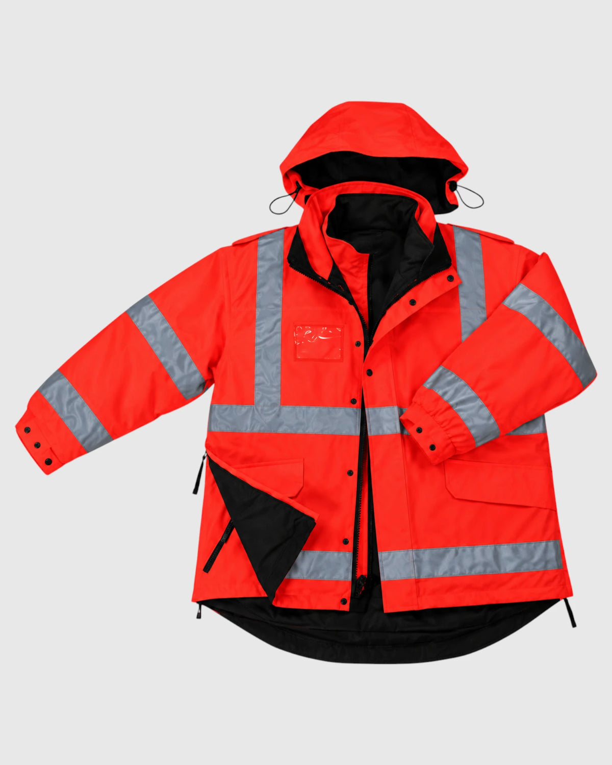 SJ61 6-in-1 Reversible Rain & Winter Safety Jacket