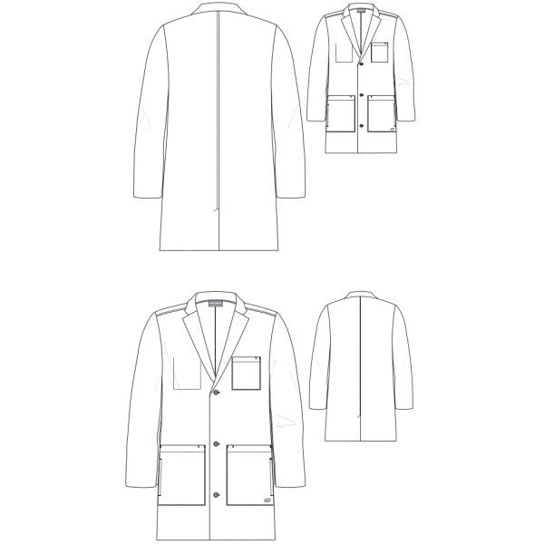 Men's Skechers - Antimicrobial Lab Coat with 4-Way Stretch Men's Lab Coat Skechers   