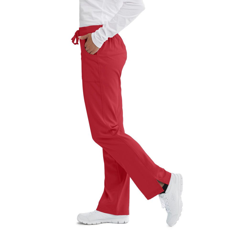 Skechers Reliance Pant - Women's Cargo Scrub Pant in Seasonal Colors Women's Scrub Pant Skechers Red XXS 