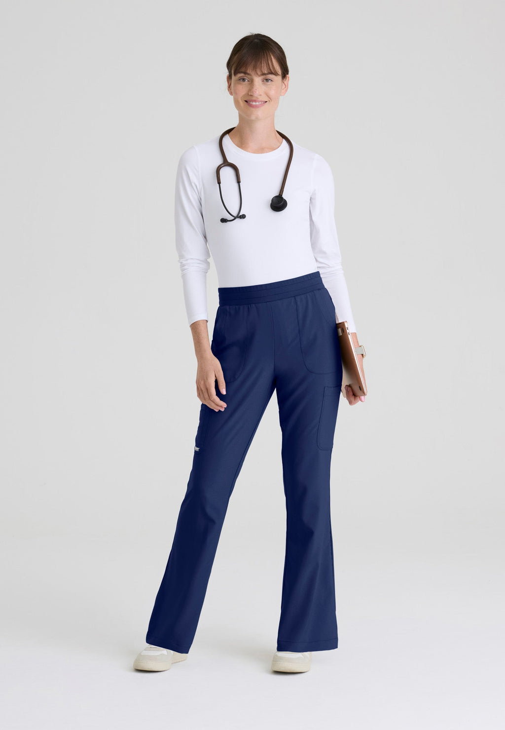 Sky Fit & Flare High - Rise Scrub PantGrey's Anatomy EvolveGSSP729-INDIGO-XXS