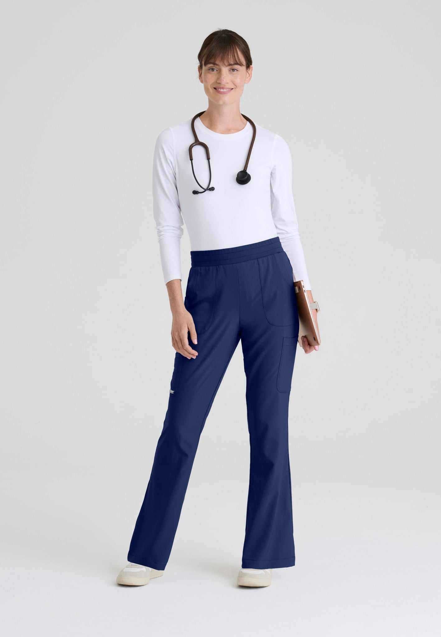 Sky Fit & Flare High - Rise Scrub PantGrey's Anatomy EvolveGSSP729-INDIGO-XXS