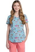 Snow Cute Scrub TopCherokee PrintsCK637-SOCU-S