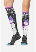 Snowman Love Compression SocksCherokee LegwearPRINTSUPPORT-SNWLV