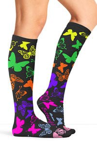 Social Butterflies Compression SocksCherokee LegwearPRINTSUPPORT-ANSBT