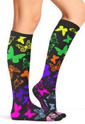 Social Butterflies Compression SocksCherokee LegwearPRINTSUPPORT-ANSBT