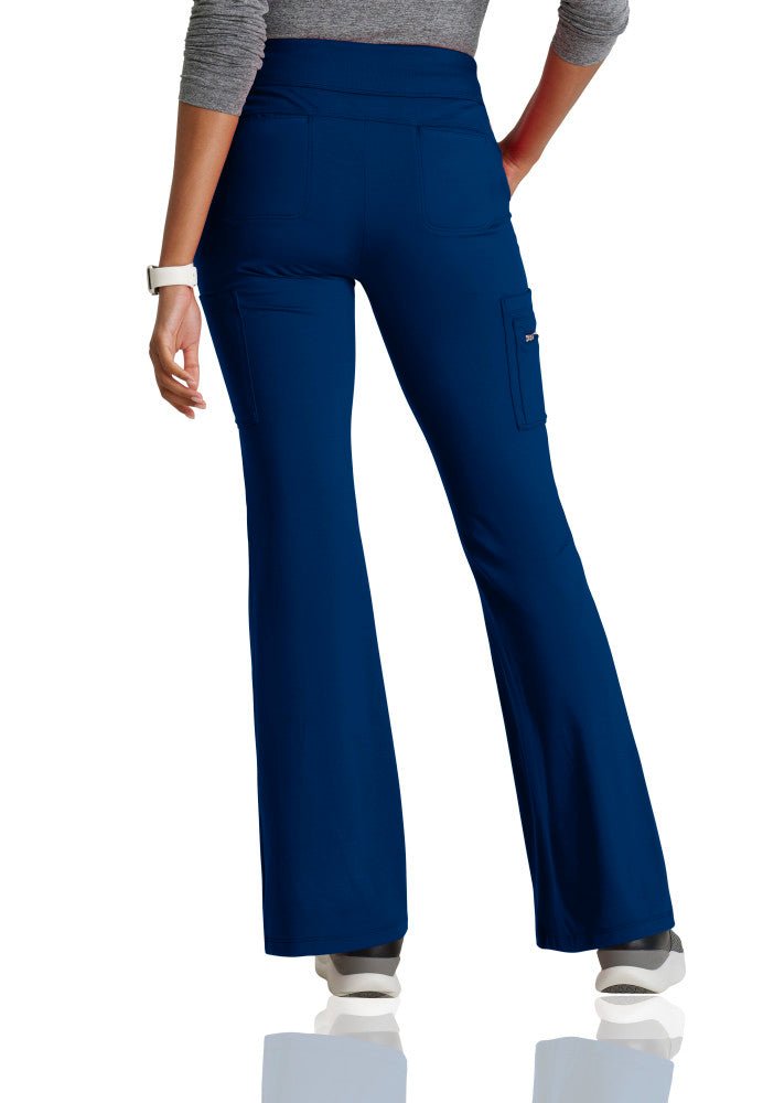 Sprint Knit 7 - Pocket High - Rise Flare Leg Scrub PantBarco One Performance KnitBOP645-INDIGO-XXS