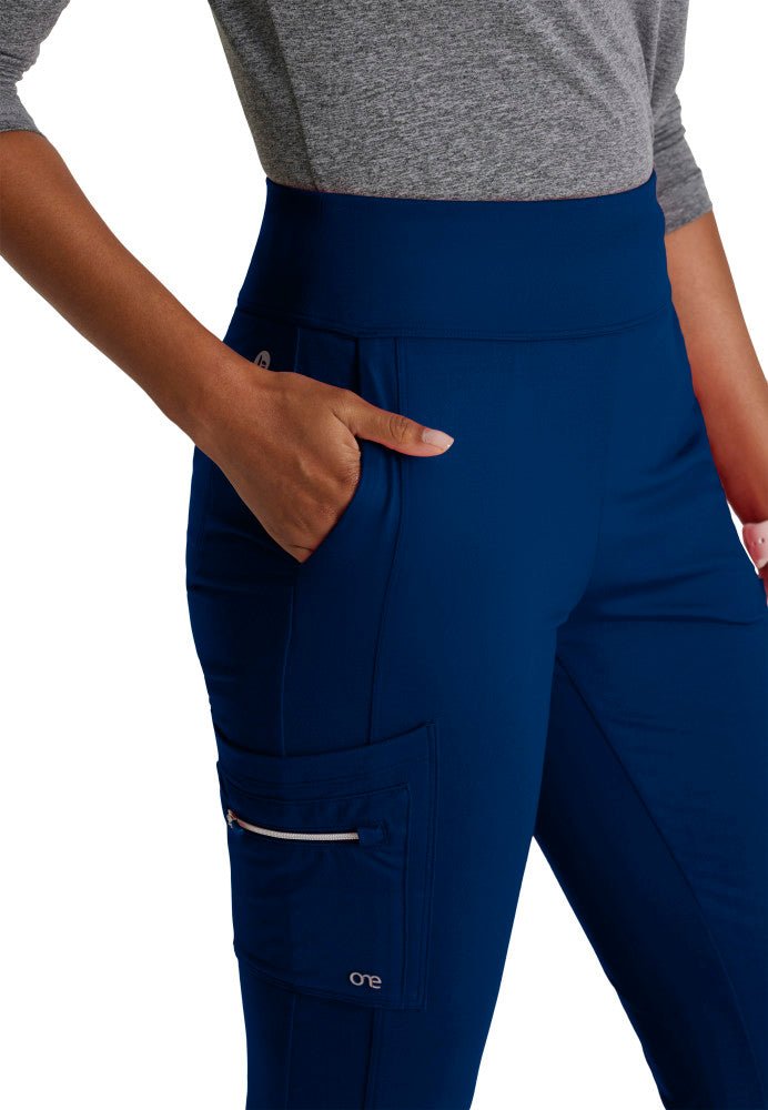 Sprint Knit 7 - Pocket High - Rise Flare Leg Scrub PantBarco One Performance KnitBOP645-INDIGO-XXS