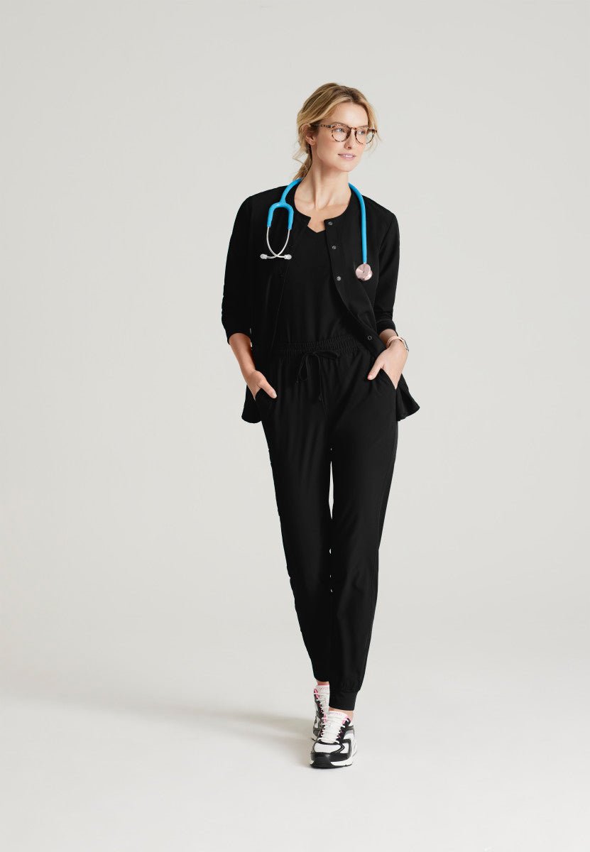 Stability Snap - Front Scrub JacketSkechers by BarcoSK401-BLACK-1