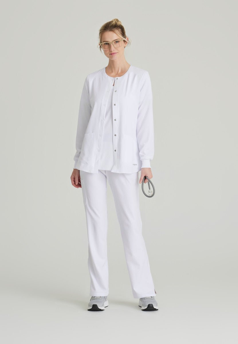Stability Snap - Front Scrub JacketSkechers by BarcoSK401-WHITE-1